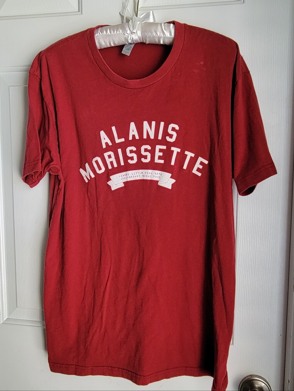 Alanis Morissette Jagged Little Pill 25th Anniversary Tour Red tee